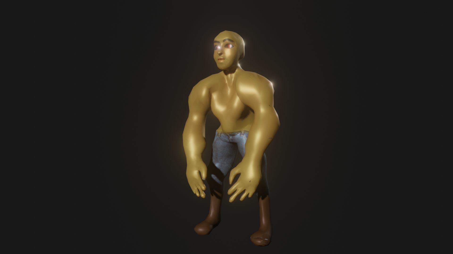 Bolda Male Character Low-poly 3D model_2