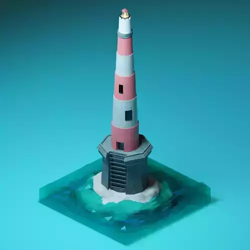 lighthouse 3D model