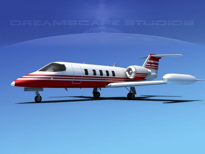 Gates Bombardier Learjet 35 V03 3D model