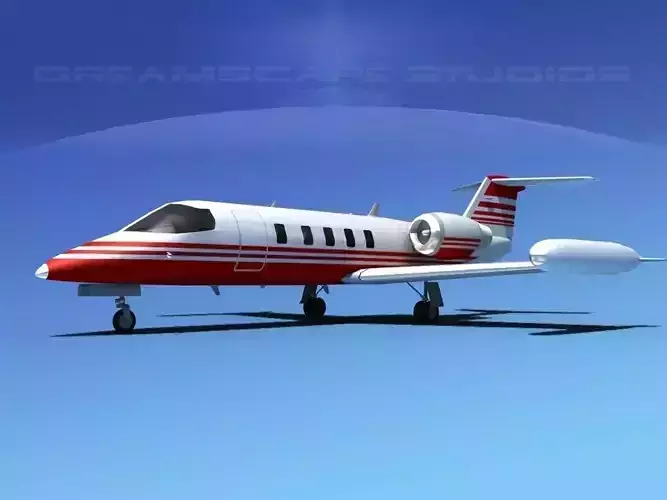 Gates Bombardier Learjet 35 V03 3D model