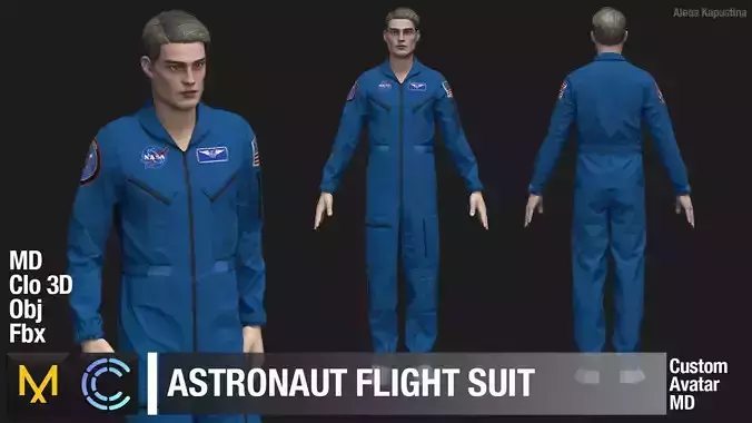 NASA FLIGHT SUIT 3D model