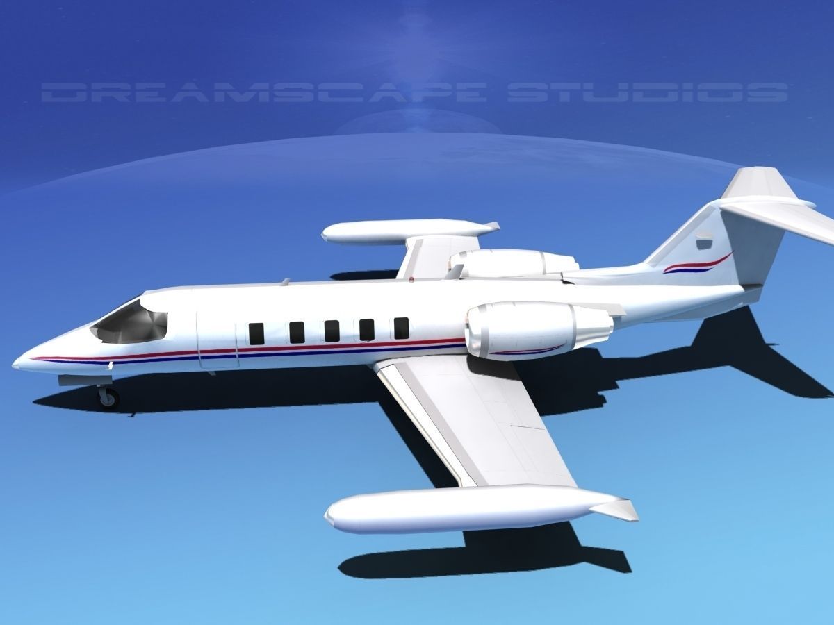 Gates Bombardier Learjet 35 V08 3D model_9