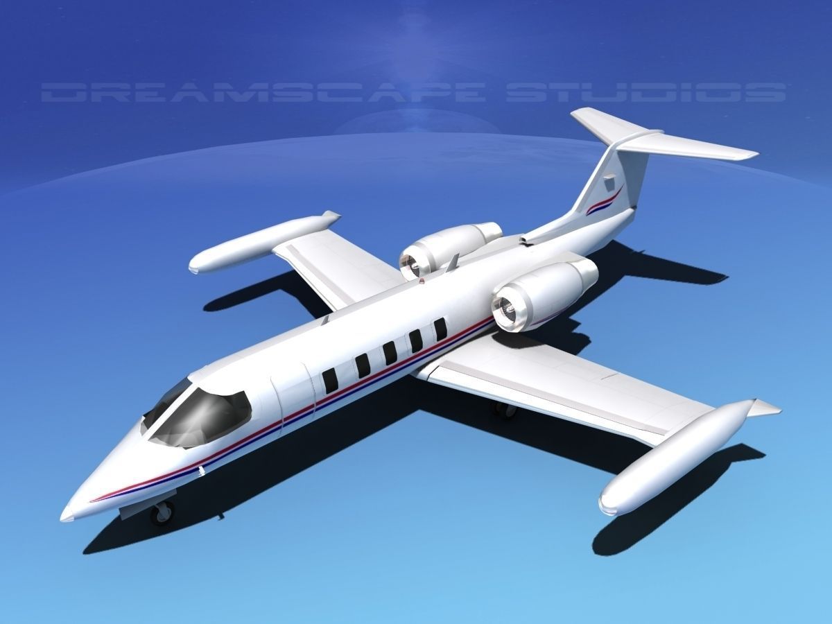 Gates Bombardier Learjet 35 V08 3D model_10