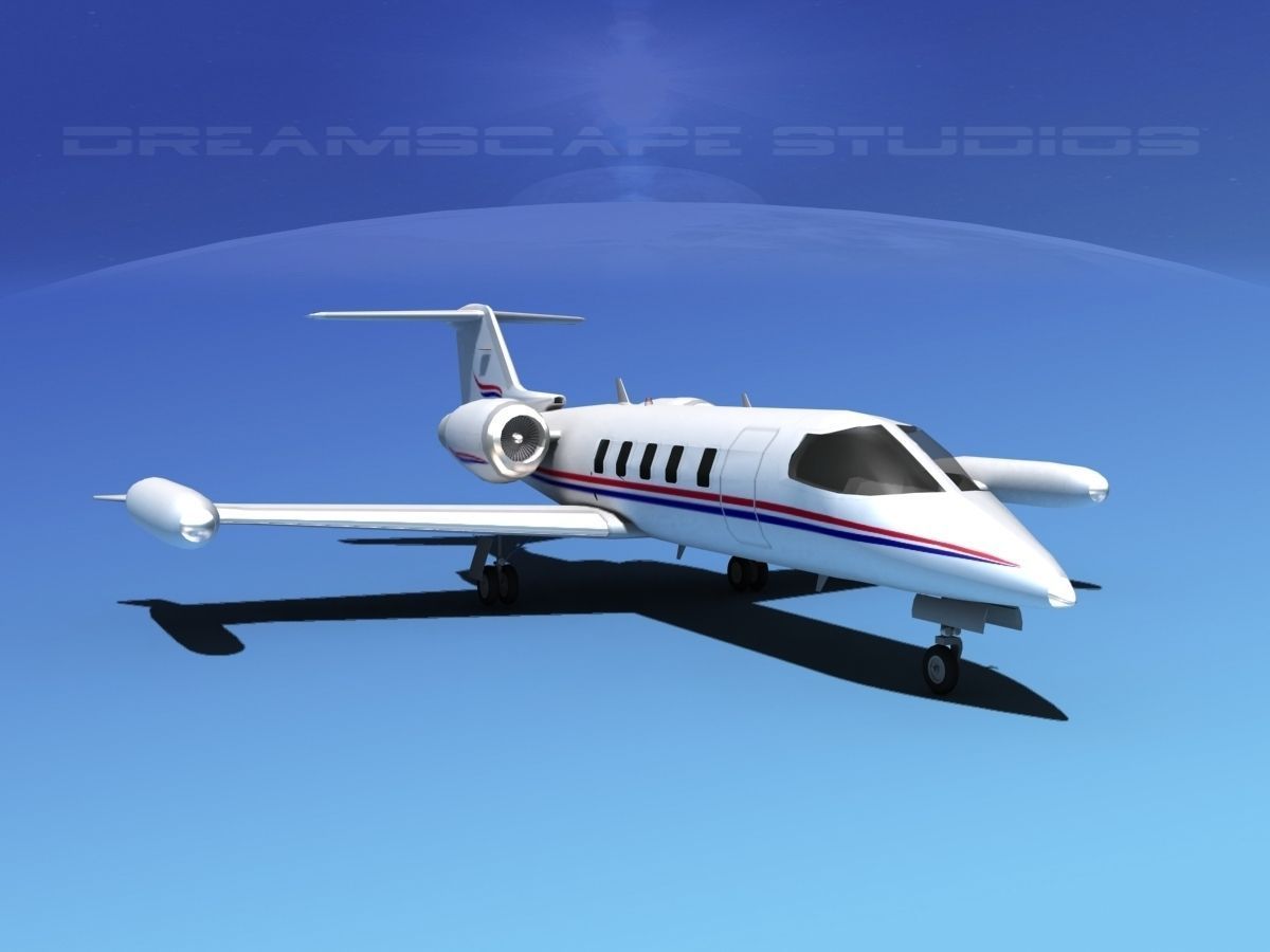 Gates Bombardier Learjet 35 V08 3D model_2