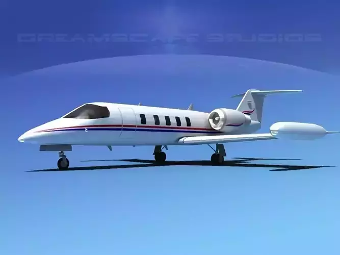Gates Bombardier Learjet 35 V08 3D model