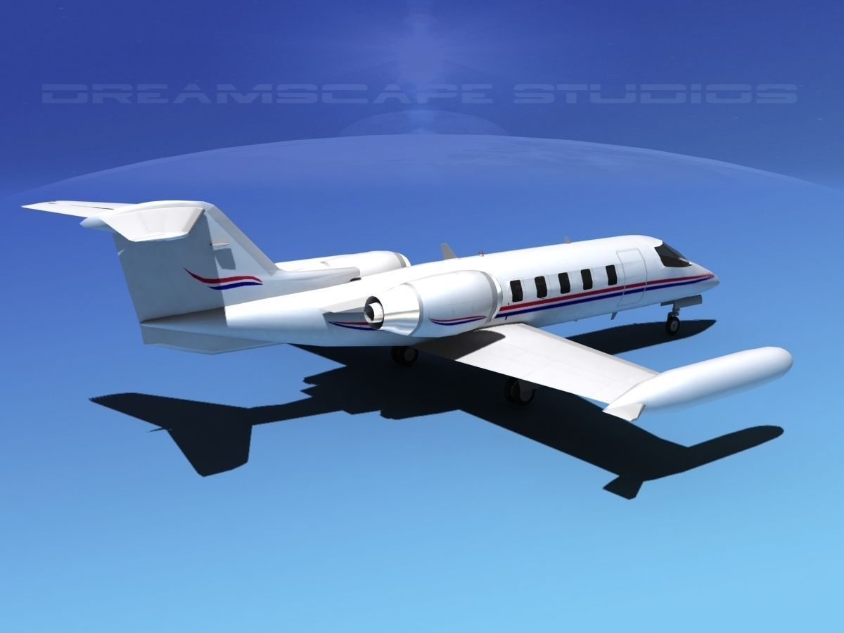 Gates Bombardier Learjet 35 V08 3D model_5