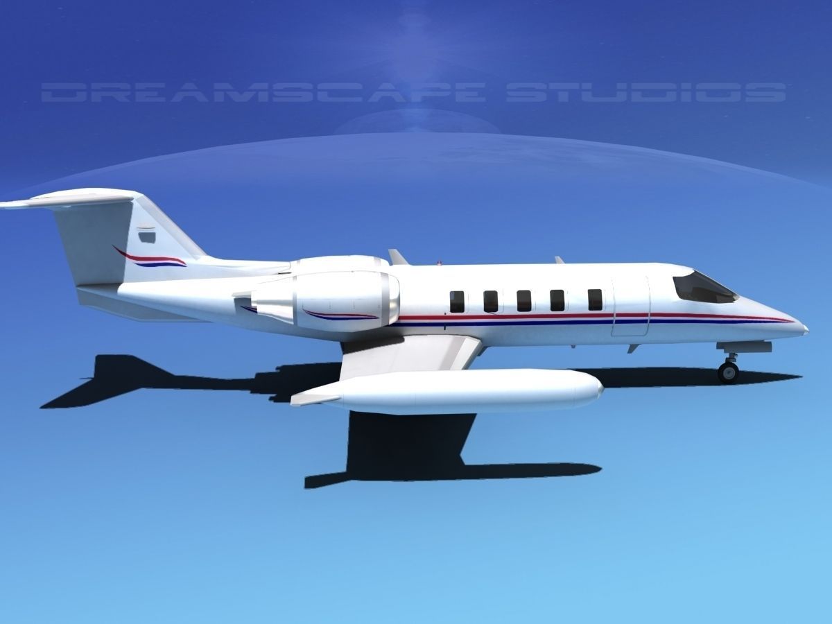 Gates Bombardier Learjet 35 V08 3D model_4