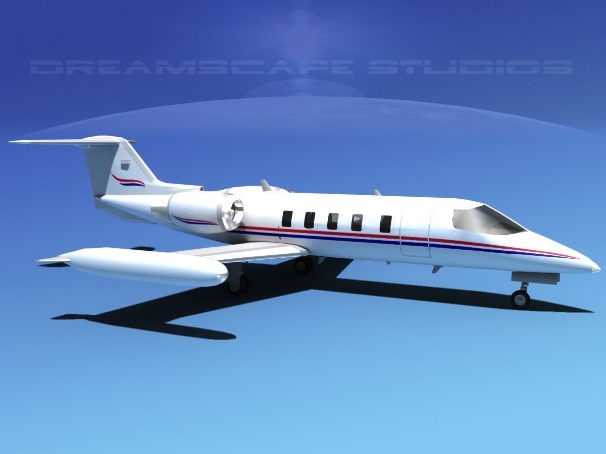 Gates Bombardier Learjet 35 V08 3D model_3