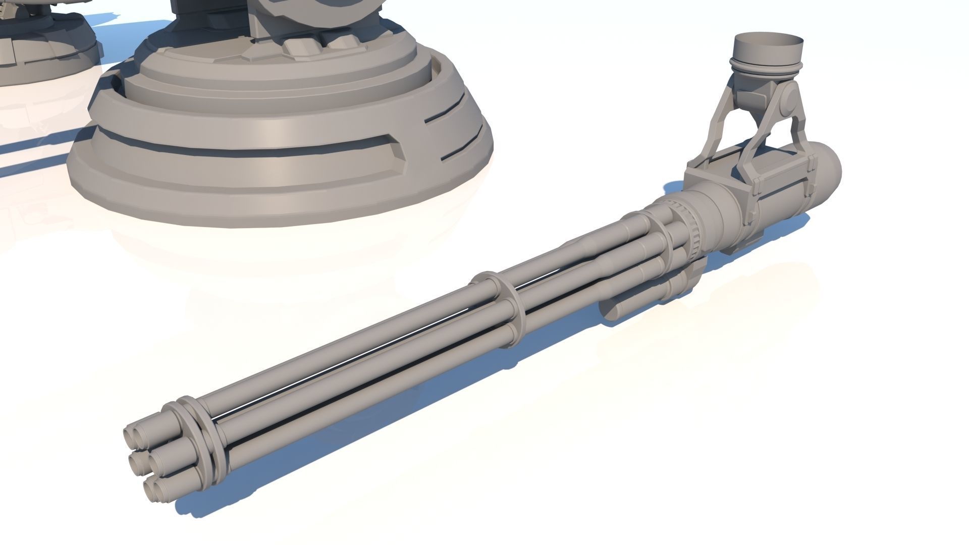 Sci-fi Guns Set model 3D model_4