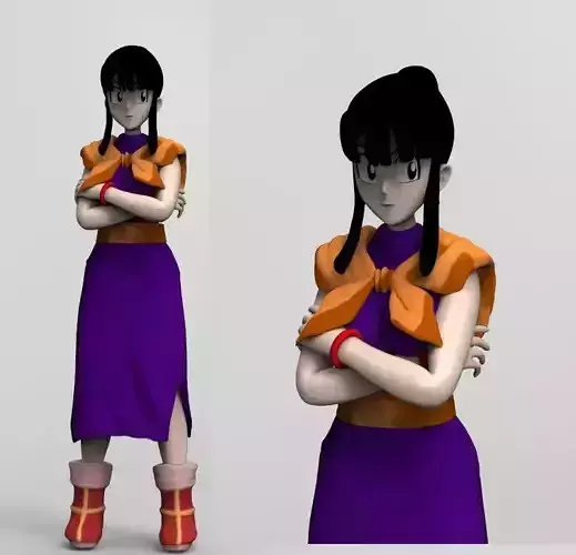Dragonball Z Character - ChiChi 3D print model