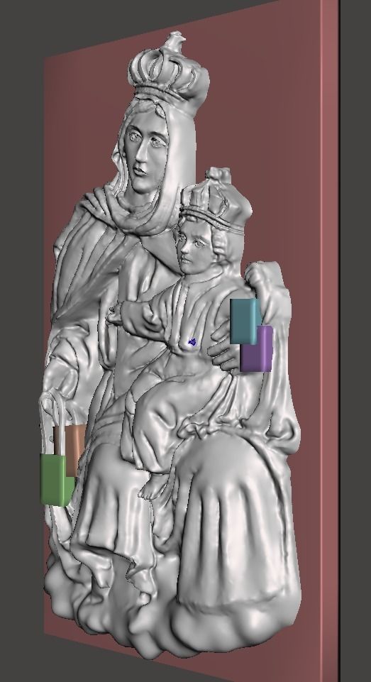 Our Lady of Mount Carmel 3D print model_2