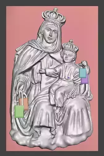 Our Lady of Mount Carmel 3D print model