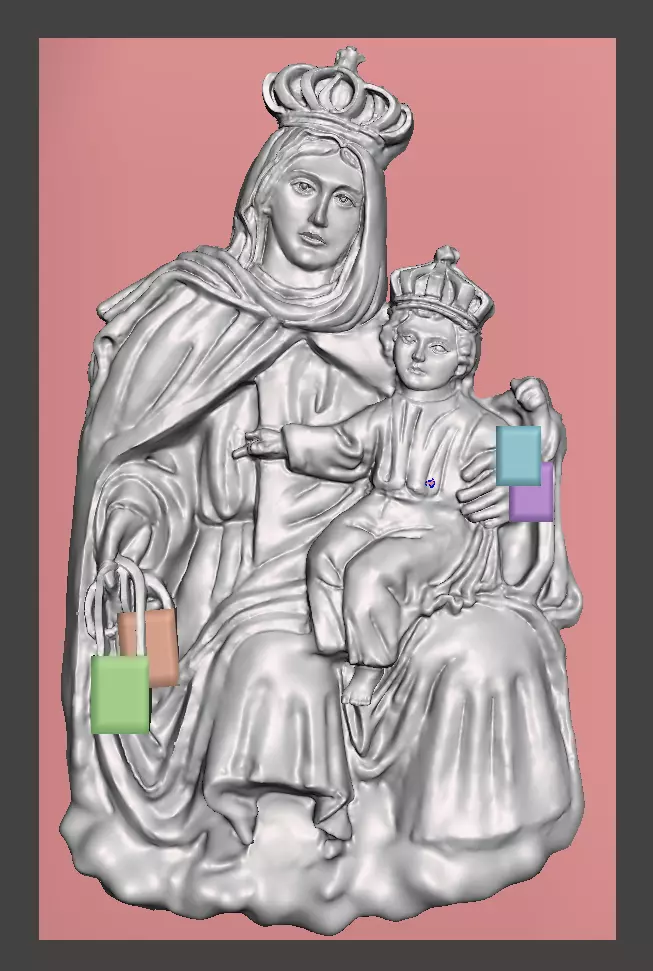 Our Lady of Mount Carmel 3D print model_0