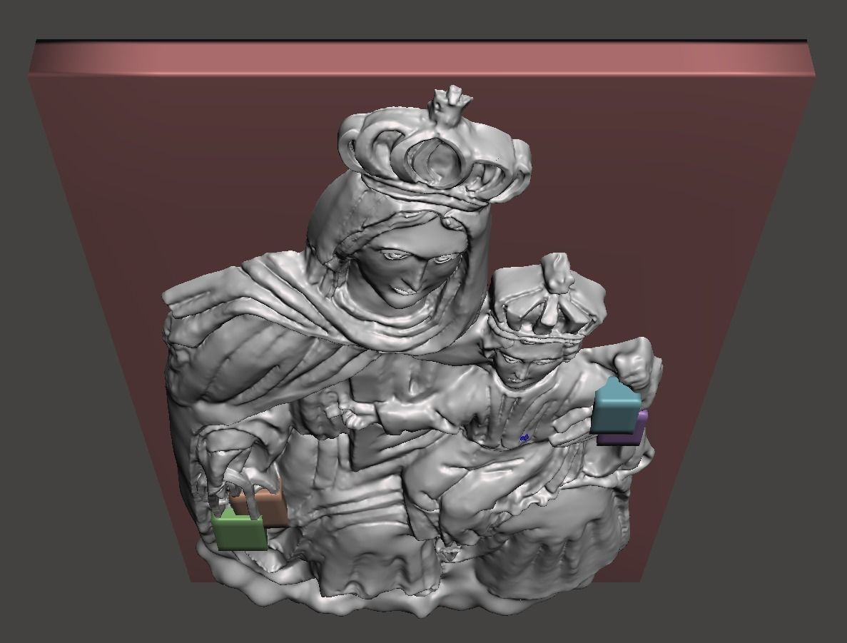 Our Lady of Mount Carmel 3D print model_6