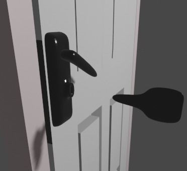 Room door 3D model_7