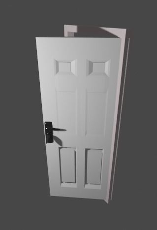 Room door 3D model_1