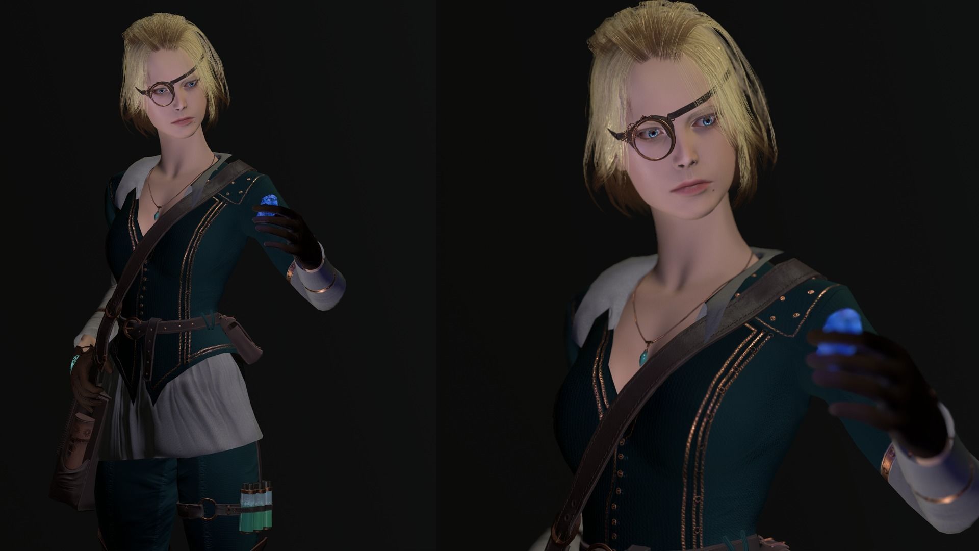 Alchemist Low-poly 3D model_5