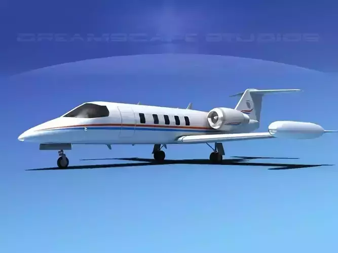 Gates Bombardier Learjet 35 V12 3D model