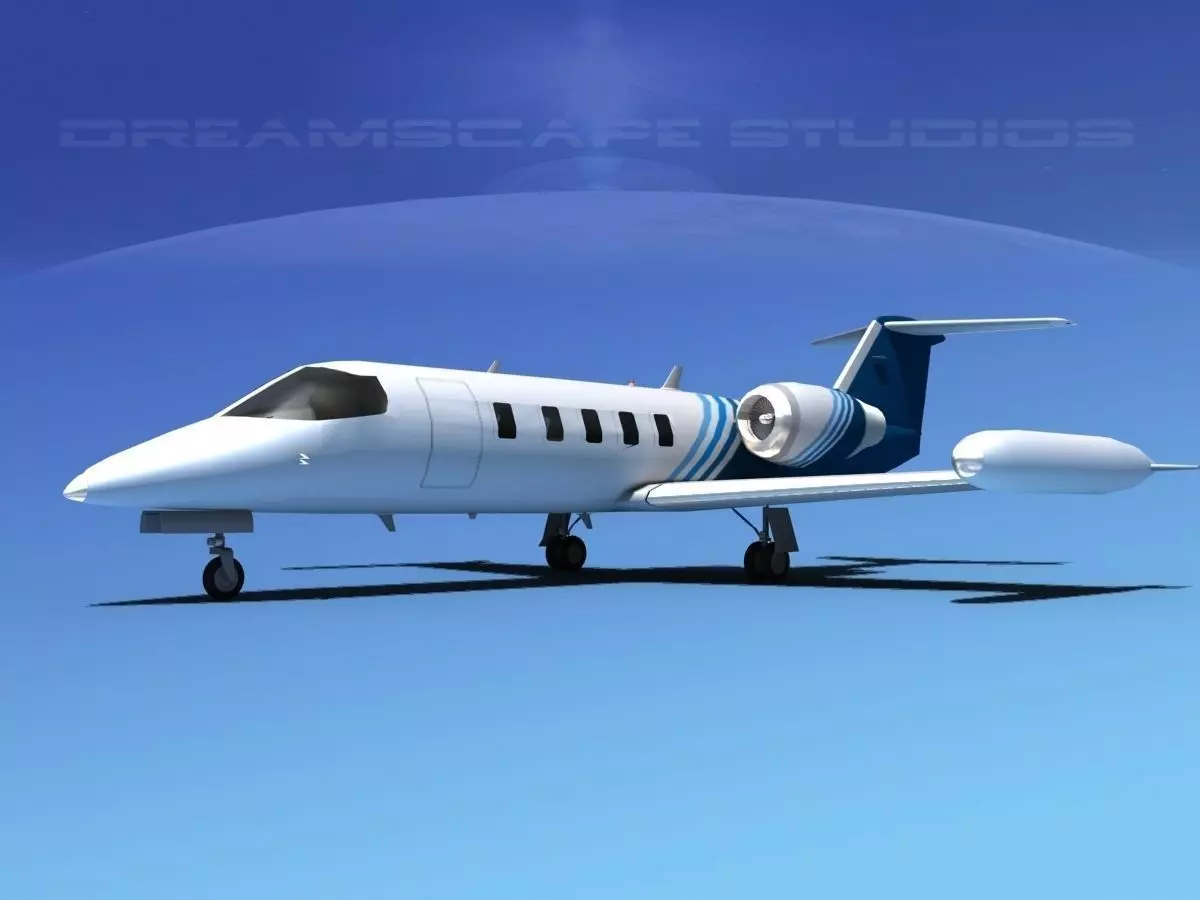 Gates Bombardier Learjet 35 V13 3D model_0