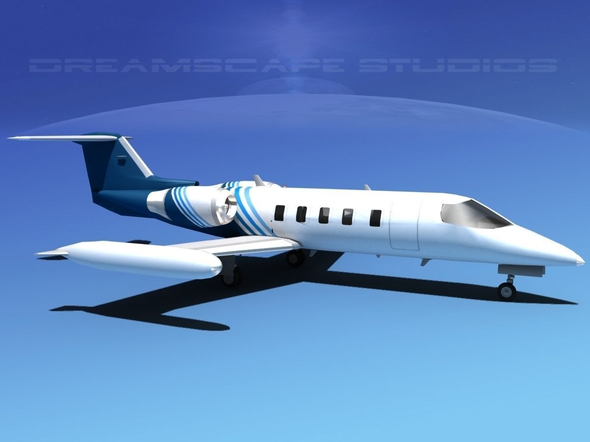 Gates Bombardier Learjet 35 V13 3D model_7