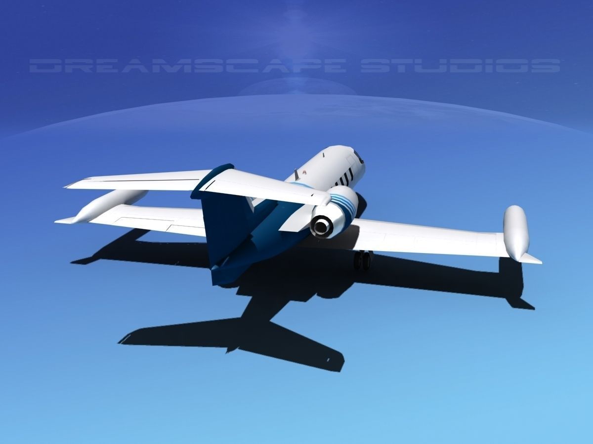 Gates Bombardier Learjet 35 V13 3D model_8