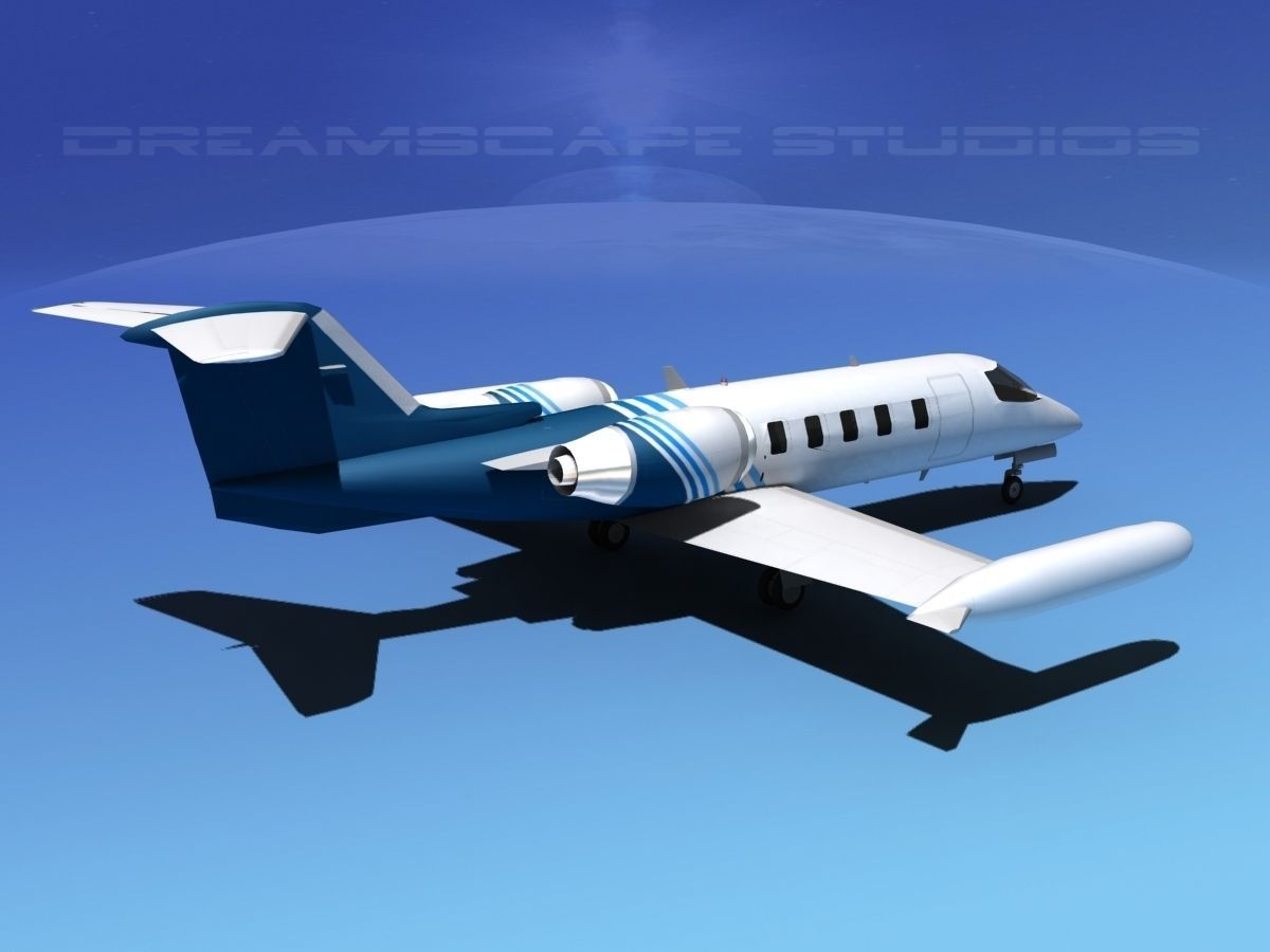 Gates Bombardier Learjet 35 V13 3D model_1