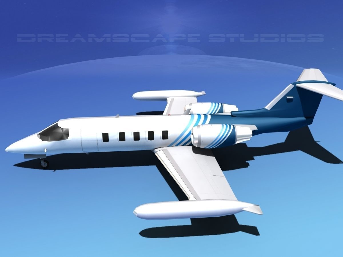 Gates Bombardier Learjet 35 V13 3D model_9