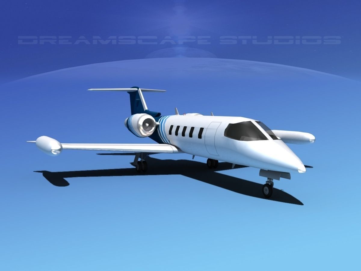Gates Bombardier Learjet 35 V13 3D model_2