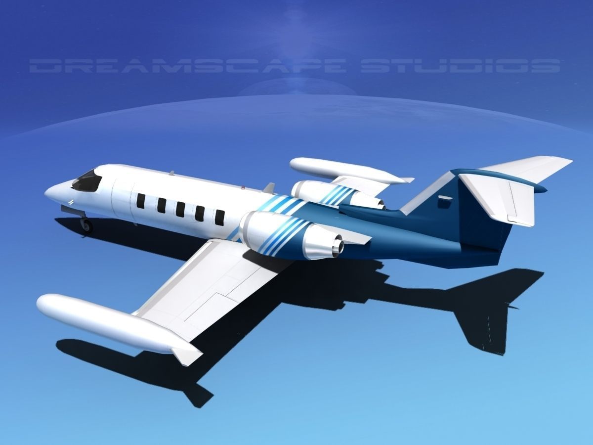 Gates Bombardier Learjet 35 V13 3D model_10
