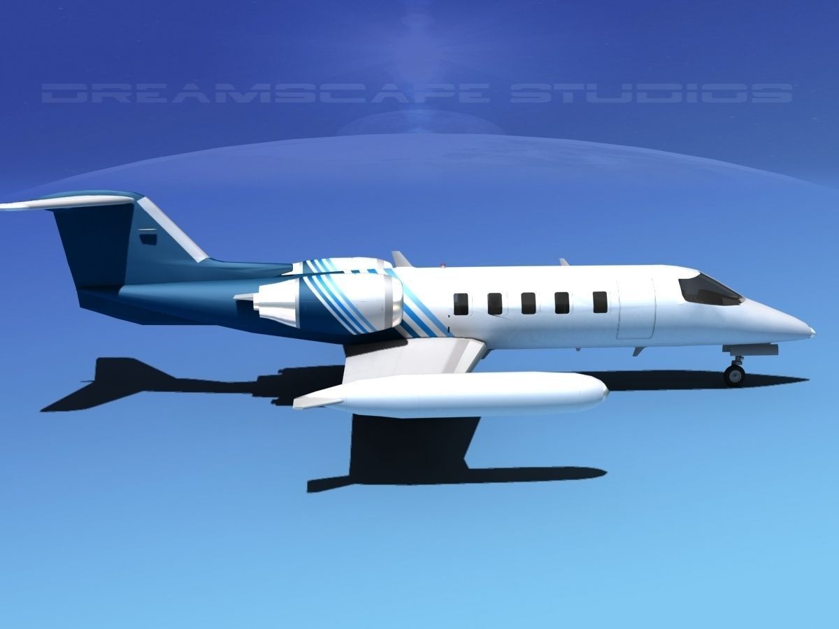 Gates Bombardier Learjet 35 V13 3D model_3
