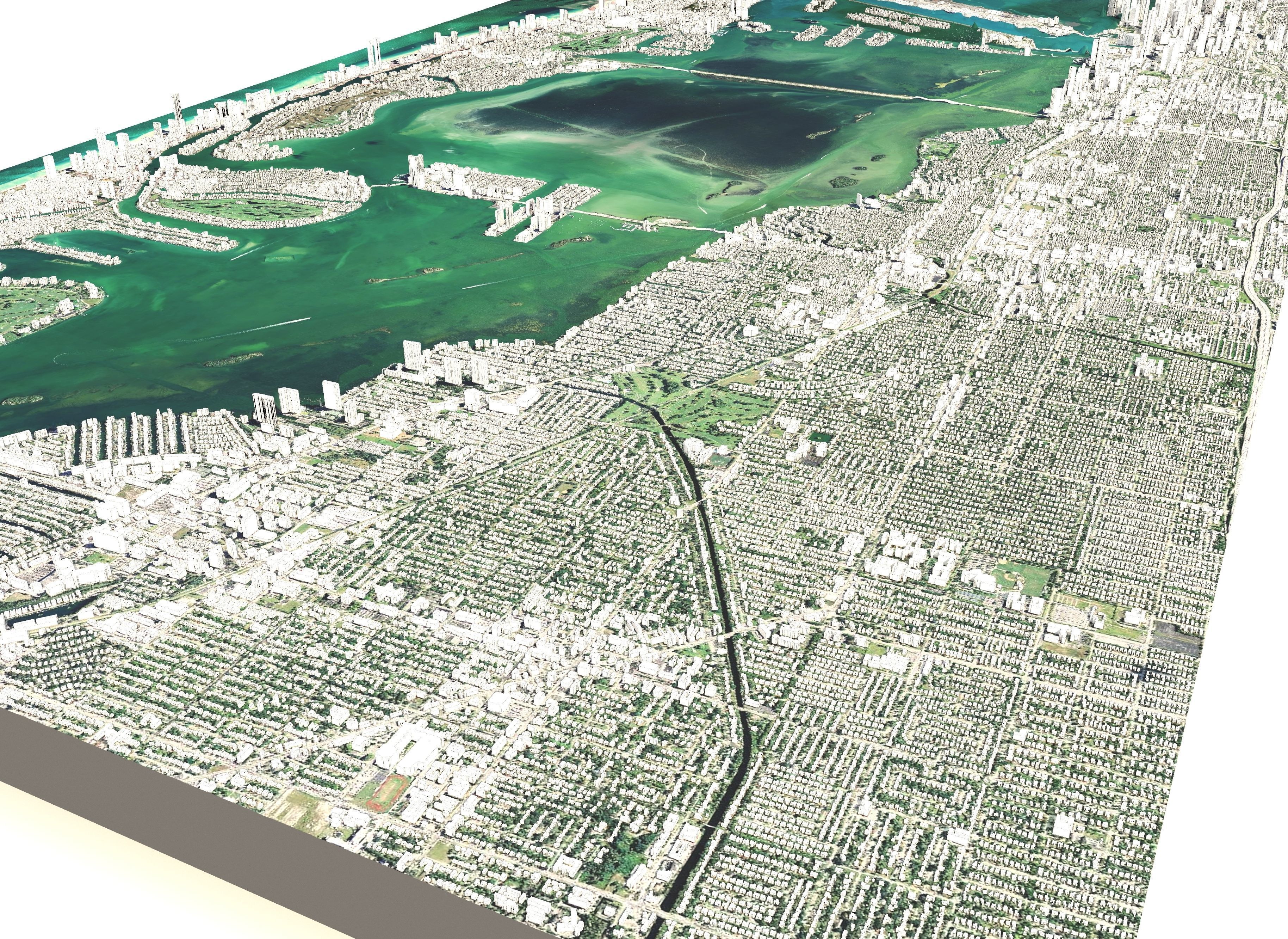 City Miami Florida USA cityscape 3D model_5