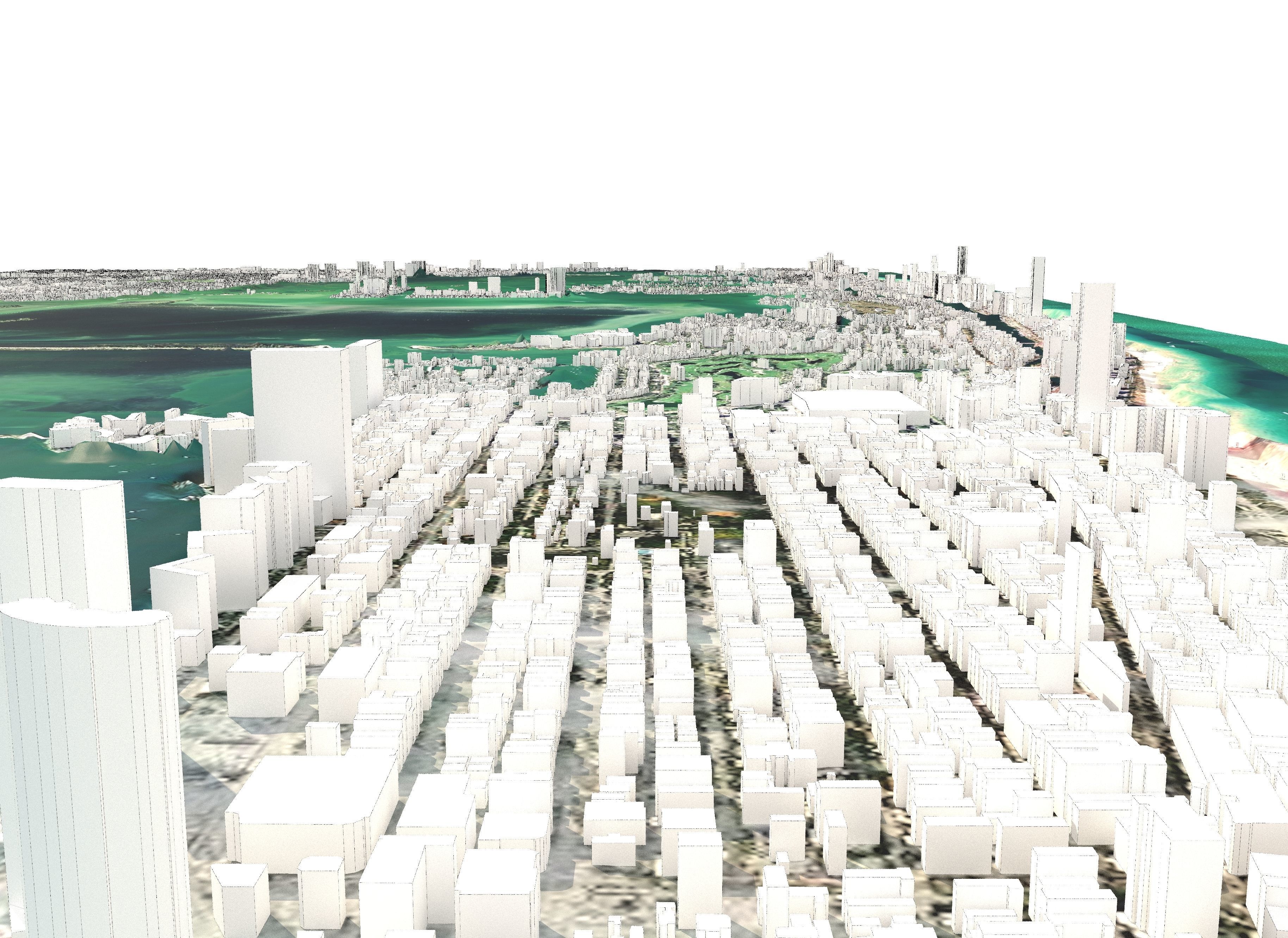 City Miami Florida USA cityscape 3D model_7