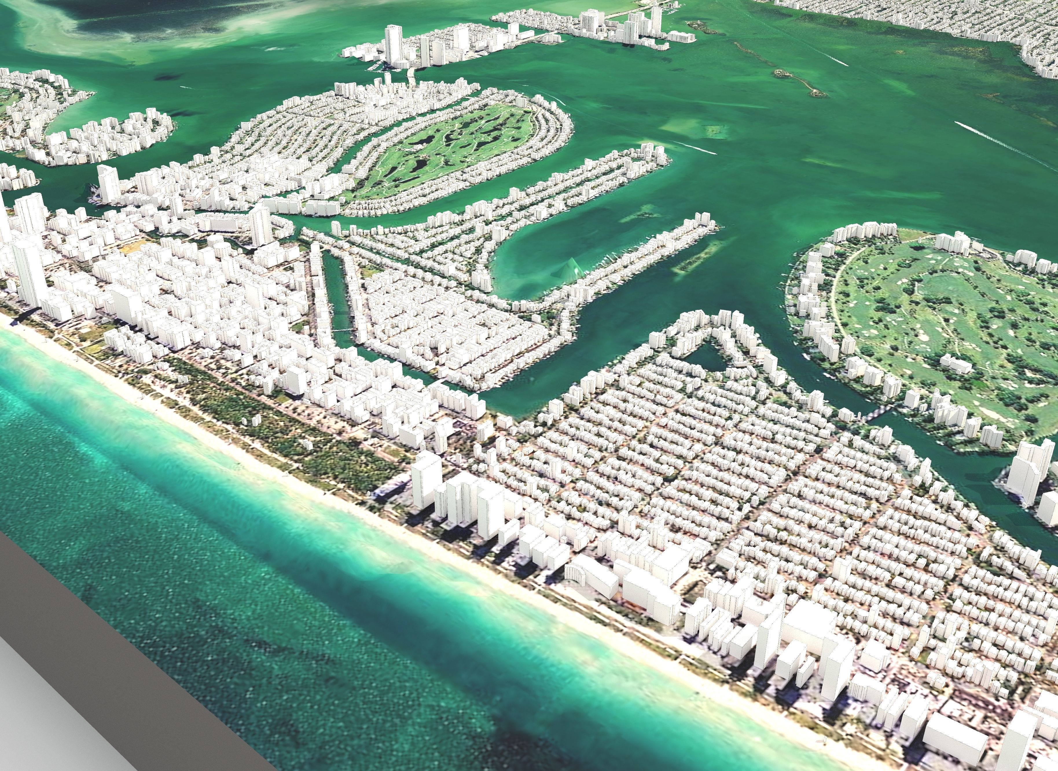 City Miami Florida USA cityscape 3D model_4