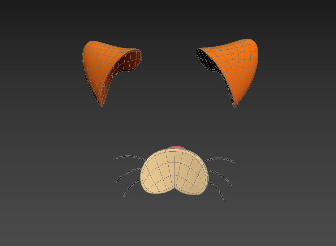 Cat Face 3D model_18