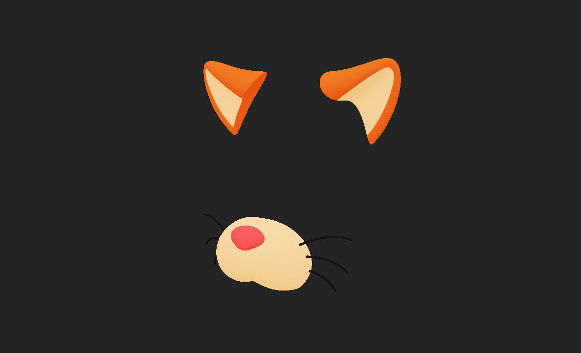 Cat Face 3D model_9