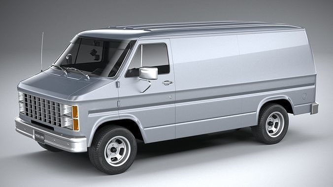Generic American Van 1970 3D model