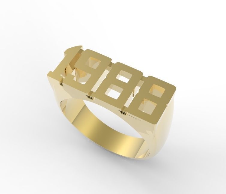 ring 1988 3D print model_3
