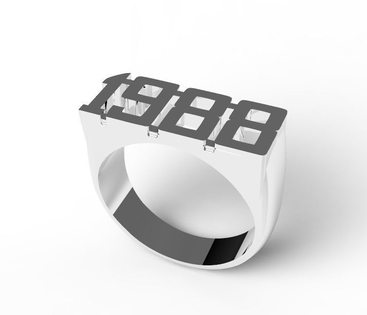 ring 1988 3D print model_8