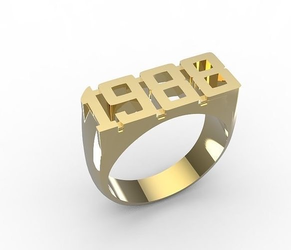 ring 1988 3D print model