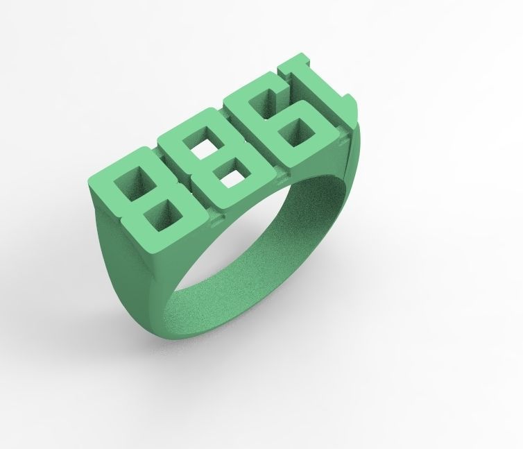 ring 1988 3D print model_13