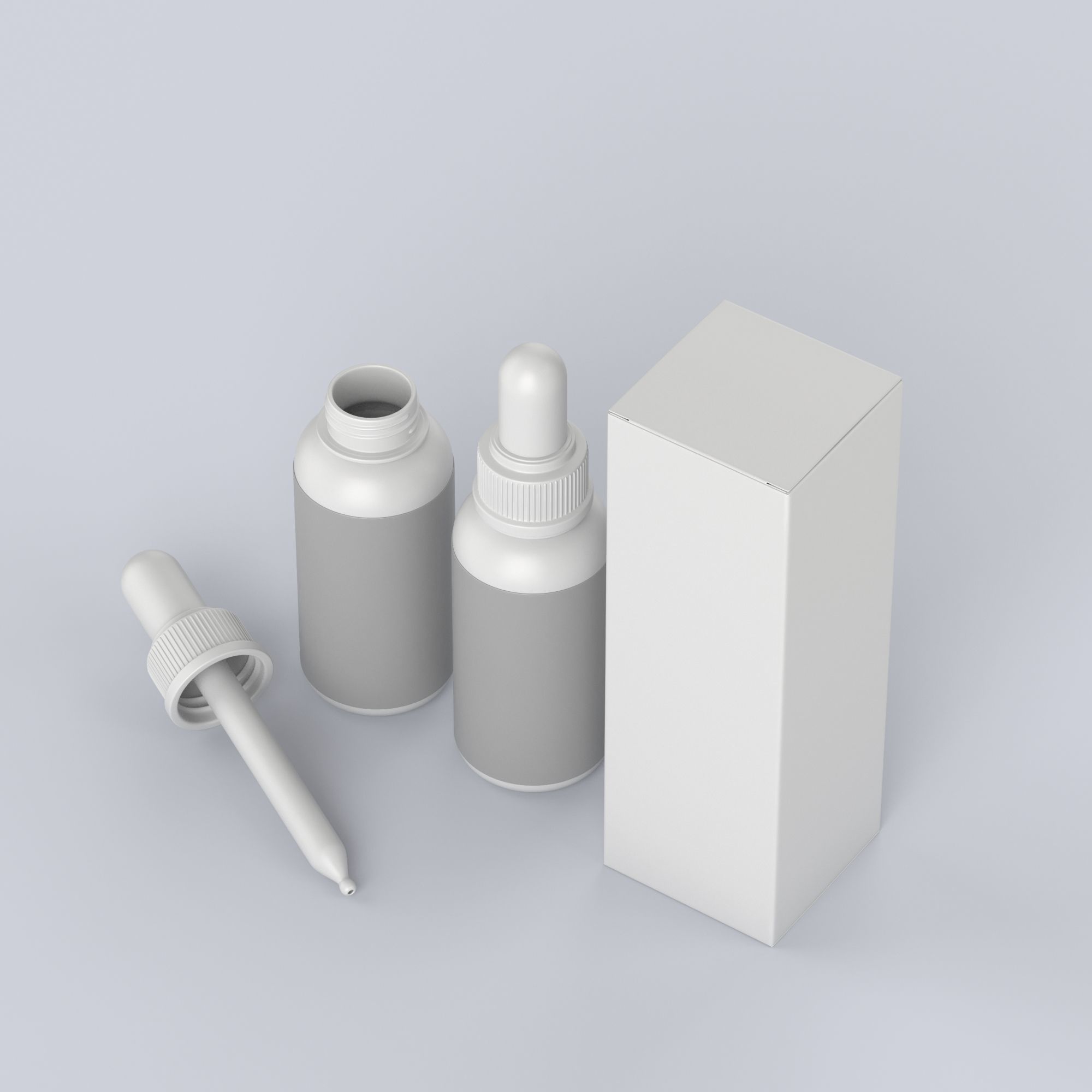 Dropper Bottle 3D model_7
