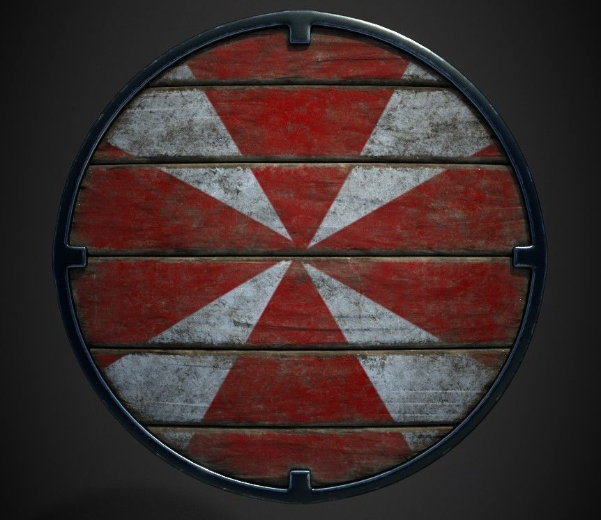 shield 3D model_2