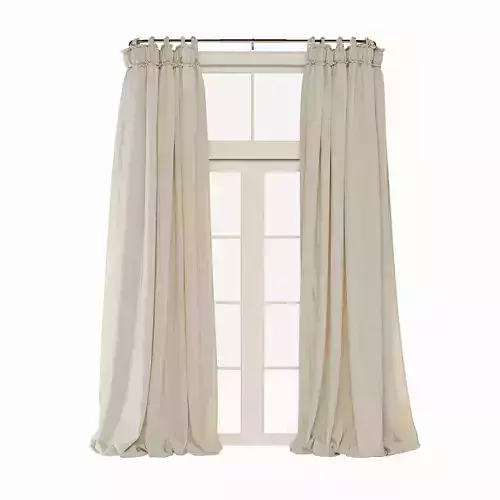 Linen curtains