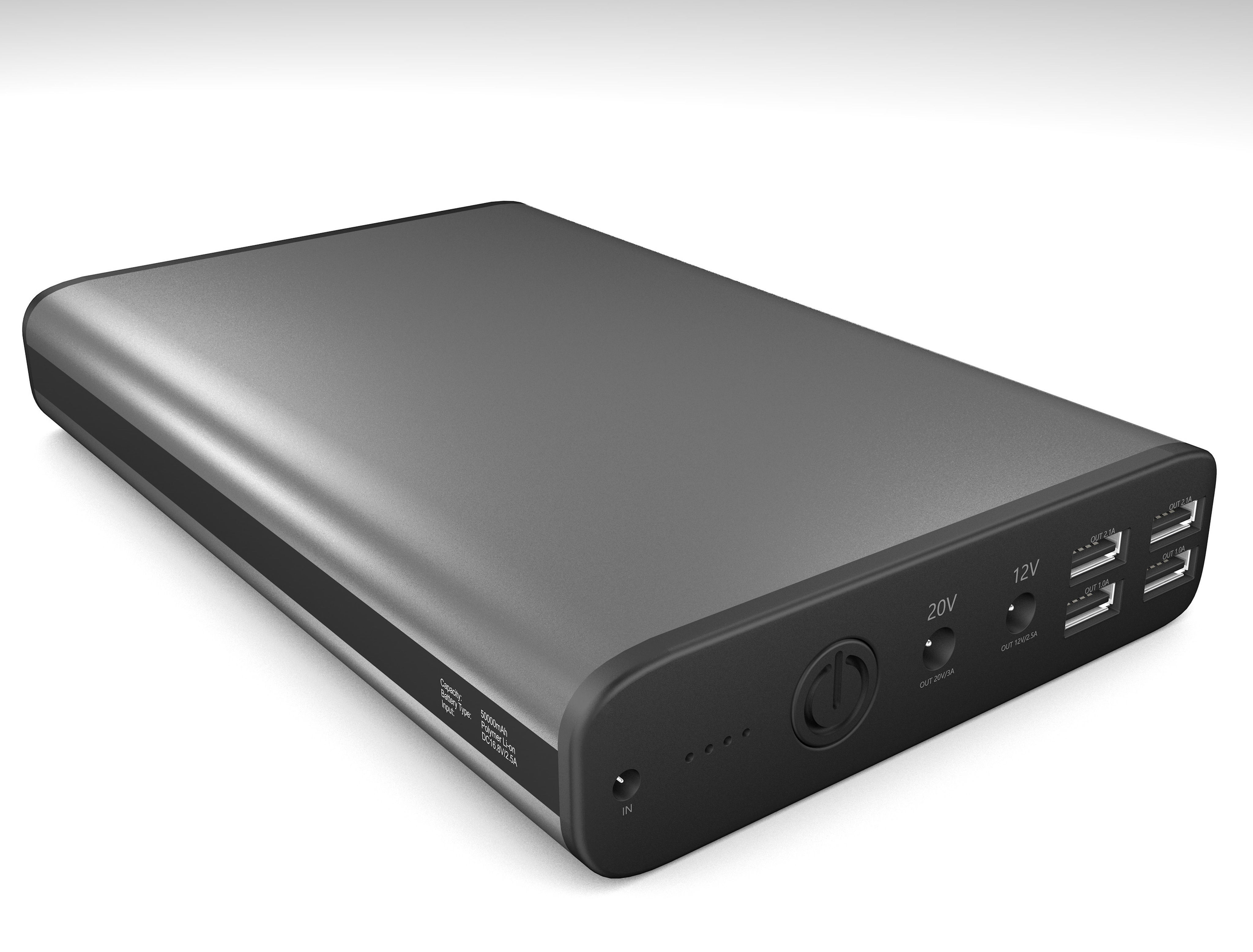 Laptop Power Bank 3D model_1