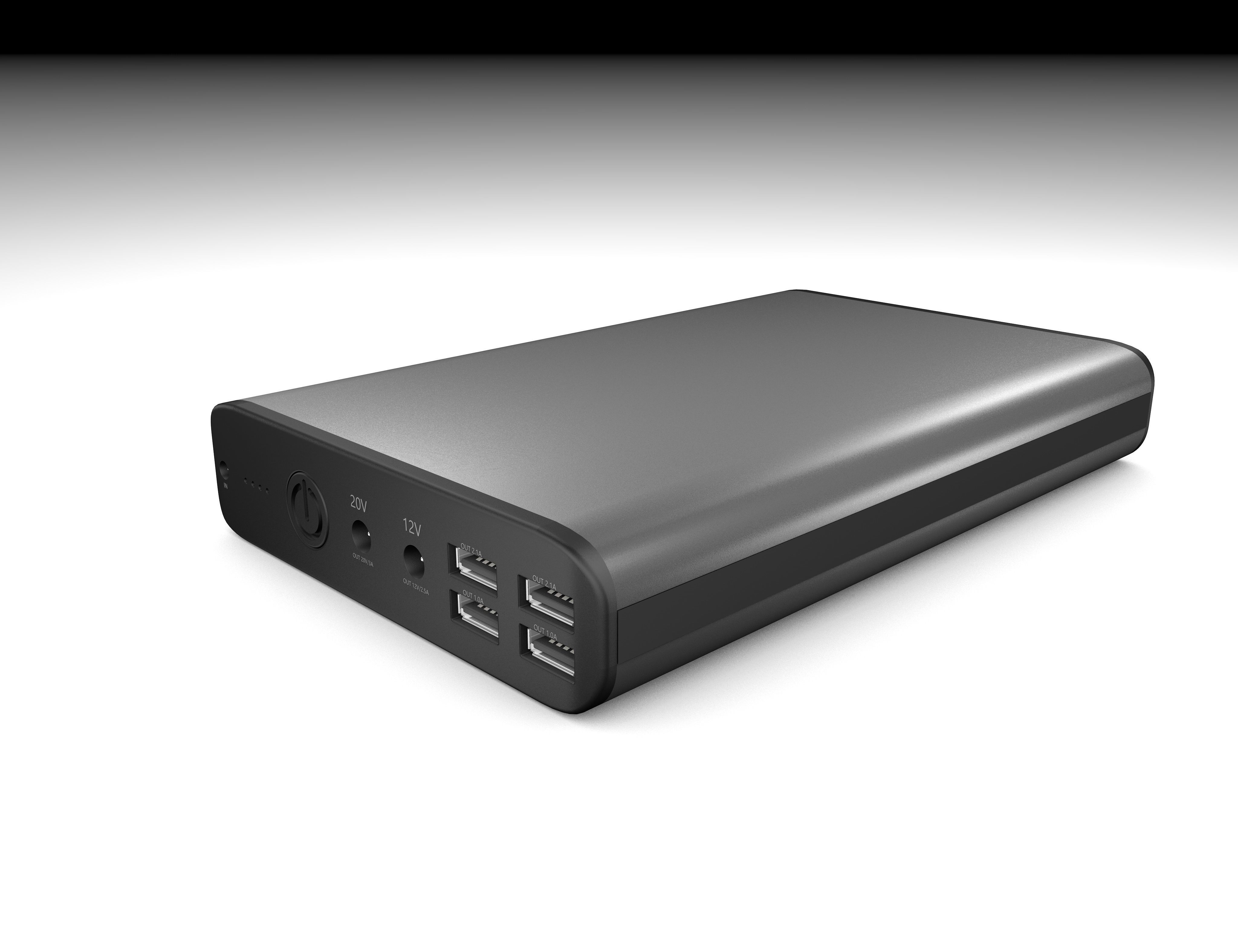 Laptop Power Bank 3D model_3