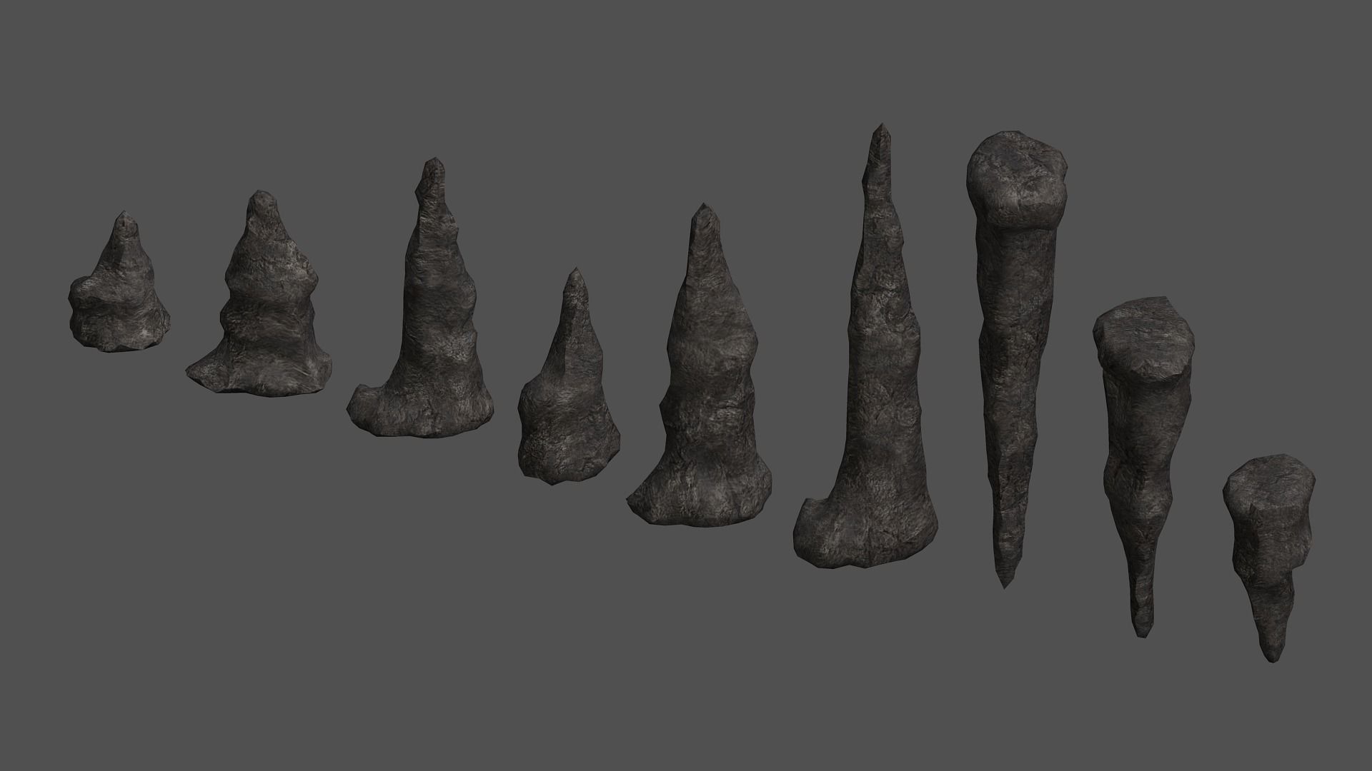 Stalagmite Set Free 3D model_5