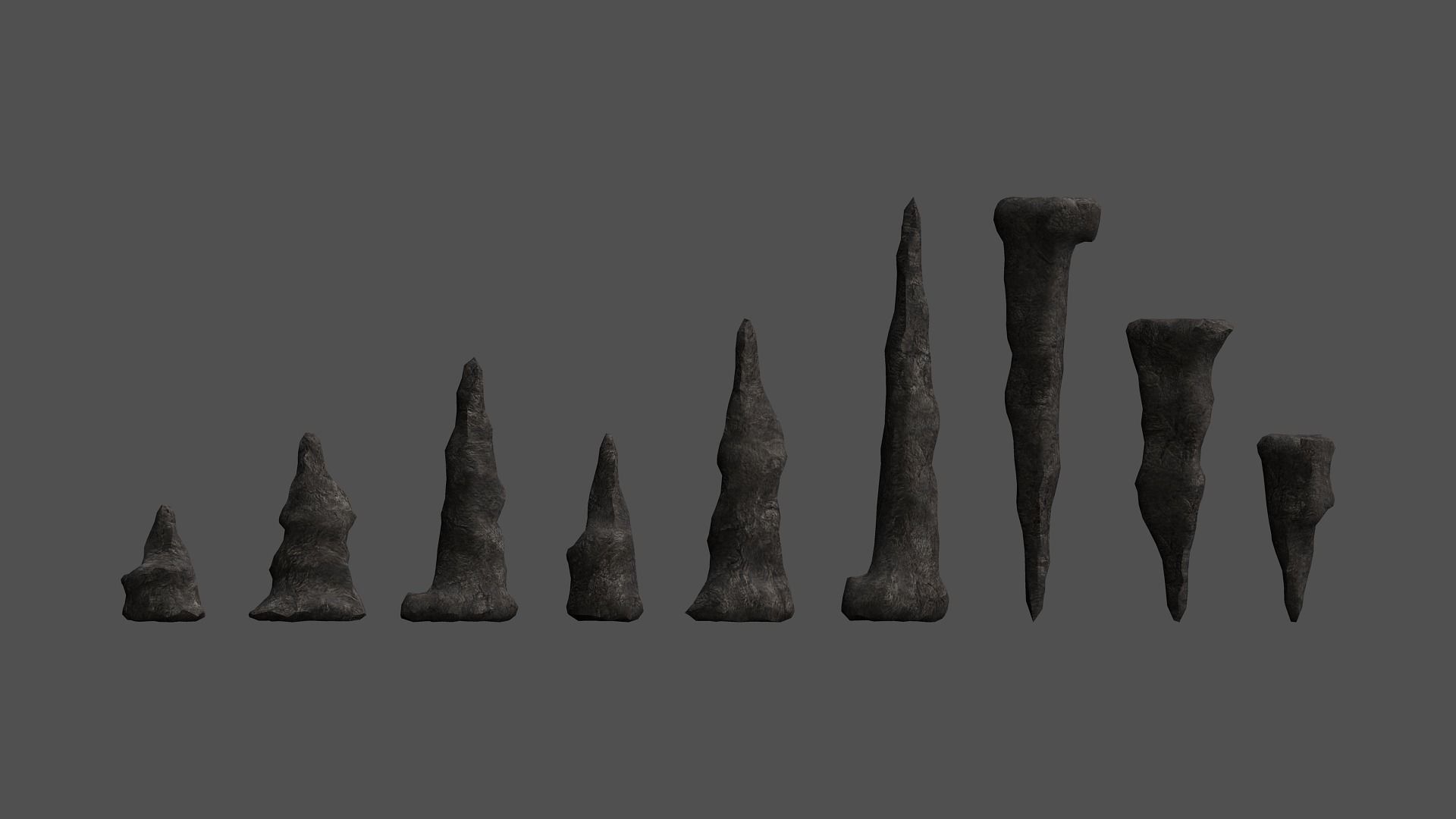 Stalagmite Set Free 3D model_1