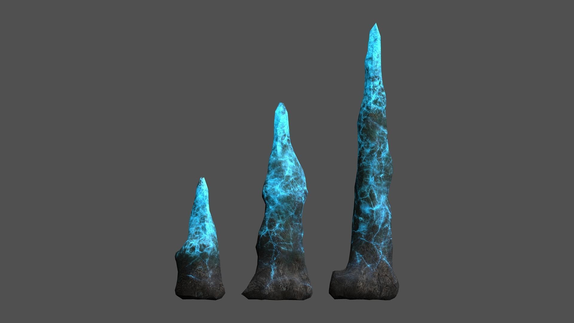 Stalagmite Set - Energy 3D model_5