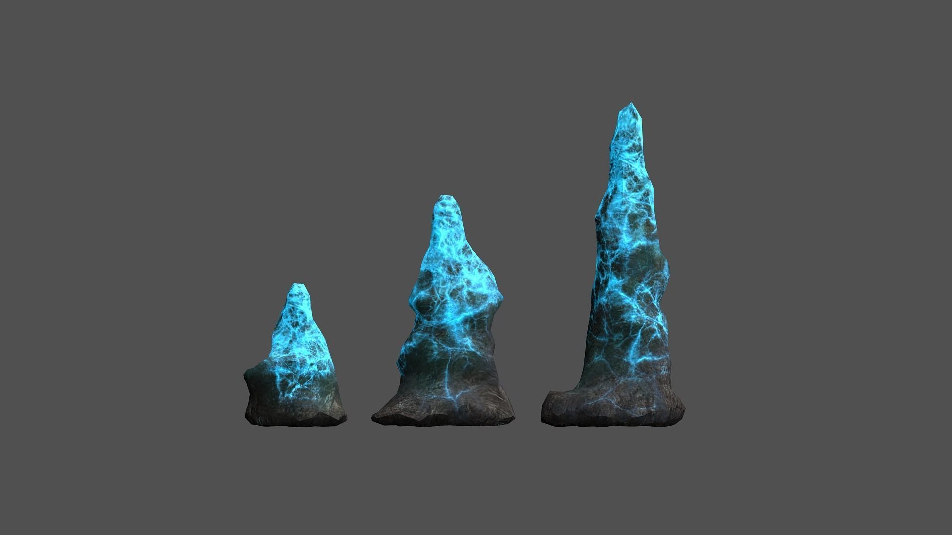 Stalagmite Set - Energy 3D model_6