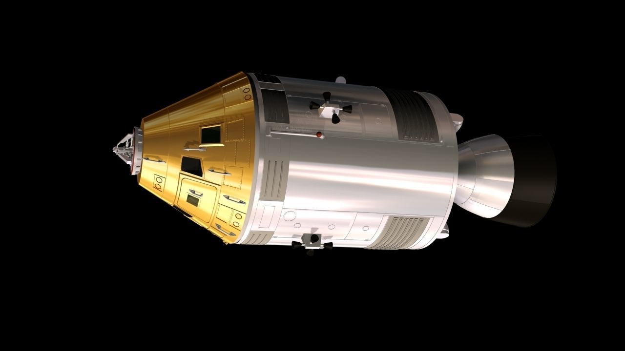 Apollo Command and Service Module 3D model_7
